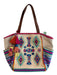 Steven Multi Cotton & Polyester 2 Handles Embroidered Tote Bag Multi / Large