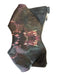 Alexander McQueen Black & Maroon Satin Top Zipper Magnetic Clutch Bag Black & Maroon / Small