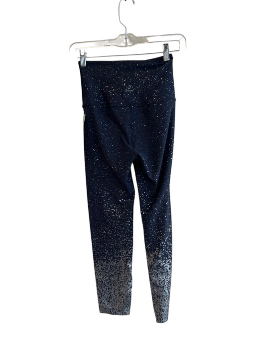 Beyond Yoga Size Small Navy & Silver No Fabric Tag Speckled Athleisure Leggings Navy & Silver / Small