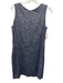 Theory Size 2 Navy & white Linen Blend Heathered Sleeveless Shift Pocket Dress Navy & white / 2