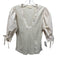 Ulla Johnson Size M Oatmeal Beige Cotton Ribbed Fabric Block Scoop Neck Top Oatmeal Beige / M