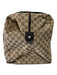 Gucci Red, Green, Brown Canvas Leather trim Gucci Supreme Zip closure Duffle Bag Red, Green, Brown / Large