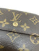 Louis Vuitton Brown & Tan Coated Canvas Snap Button Monogram Trifold Wallets Brown & Tan