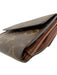 Louis Vuitton Brown & Tan Coated Canvas Snap Button Monogram Trifold Wallets Brown & Tan