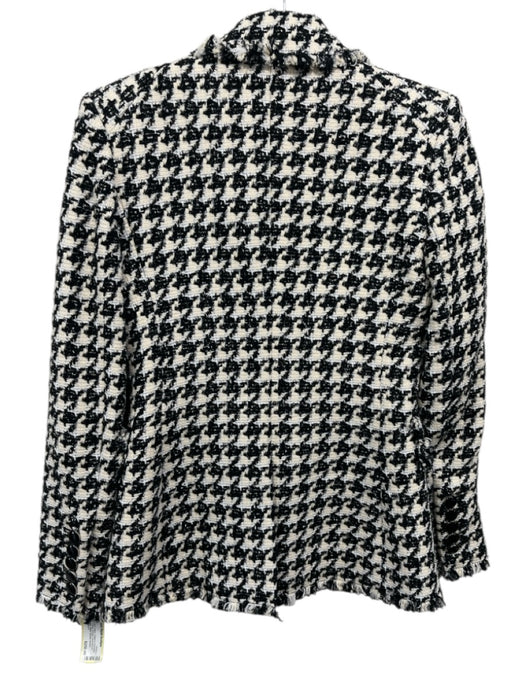 Veronica Beard Size 2 Black & Light Yellow Cotton & Polyester Boucle Jacket Black & Light Yellow / 2