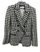 Veronica Beard Size 2 Black & Light Yellow Cotton & Polyester Boucle Jacket Black & Light Yellow / 2