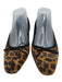 Veronica Beard Shoe Size 8.5 Brown & Black Nubuck Pointed Square Toe Pumps Brown & Black / 8.5