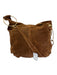Marlon Brown & Gold Suede Gold hardware Gold Zipper Hobo Bag Brown & Gold / Large