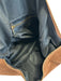 Marlon Brown & Gold Suede Gold hardware Gold Zipper Hobo Bag Brown & Gold / Large