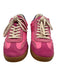 Dolce Vita Shoe Size 9 Pink & blue Suede & Leather Round Toe Lace Up Sneakers Pink & blue / 9