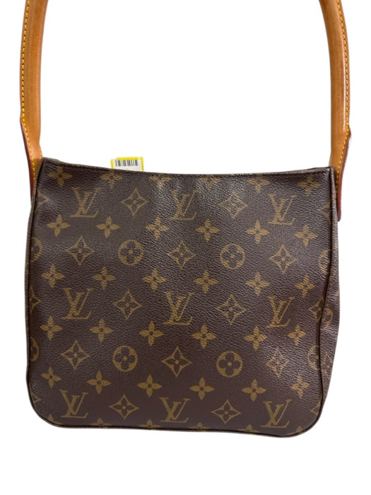 Louis Vuitton Brown Coated Canvas Zip Top Top Handle Monogram Bag Brown / S