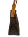 Louis Vuitton Brown Coated Canvas Zip Top Top Handle Monogram Bag Brown / S
