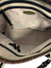 Brahmin Black & Brown Leather Zip Top Top Handle Adjustable Strap Bag Black & Brown / S