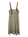 Maeve Size 12 Aqual, Brown & Multi Cotton Shoulder Straps Striped Maxi Dress Aqual, Brown & Multi / 12