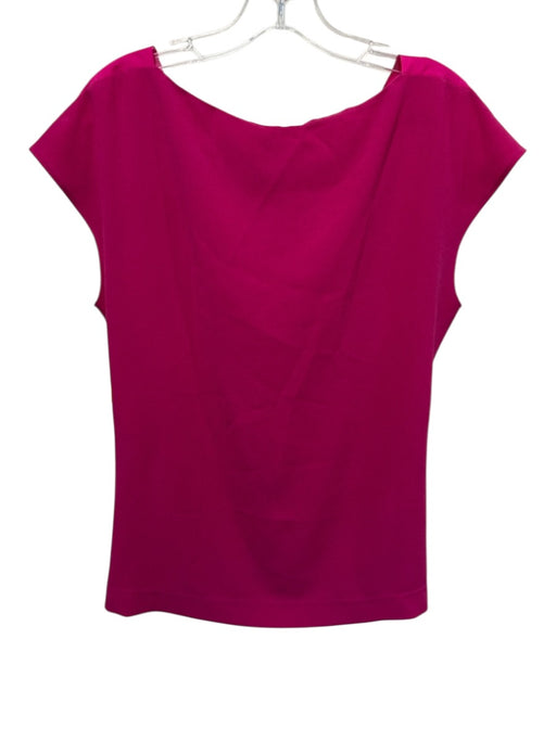 Escada Size 40 Hot pink Triacetate & Polyester Knot Detail Sleeveless Top Hot pink / 40