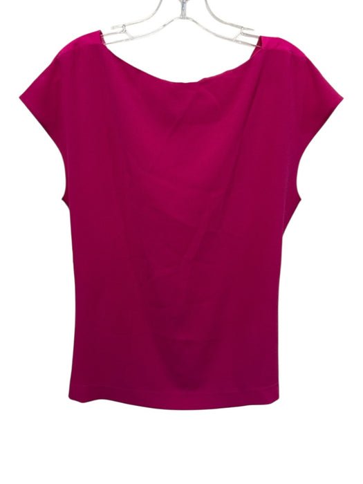 Escada Size 40 Hot pink Triacetate & Polyester Knot Detail Sleeveless Top Hot pink / 40