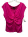 Escada Size 40 Hot pink Triacetate & Polyester Knot Detail Sleeveless Top Hot pink / 40