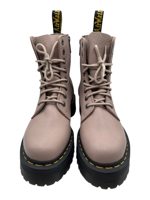 Dr. Martens Shoe Size 9 Greige Leather Platform Boots Greige / 9