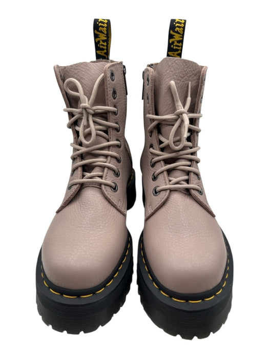 Dr. Martens Shoe Size 9 Greige Leather Platform Boots Greige / 9