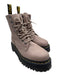 Dr. Martens Shoe Size 9 Greige Leather Platform Boots Greige / 9