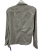 Frank & Eileen Size XS Light Gray Cotton V Neck Long Sleeve Button Down Top Light Gray / XS