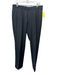 6 East Size 33 Dark Gray Wool Micro Dress Cuffed Men's Pants Dark Gray / 33