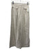 Sovere / Size S Beige Linen Zip Fly Wide Leg Pants Beige / S