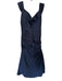 La Femme Size 6 Navy Polyester Off Shoulder Mermaid Rouched Gown Navy / 6