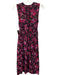 Ulla Johnson Size 6 Pink, Purple, Orange Cotton Sleeveless Floral Back Zip Dress Pink, Purple, Orange / 6
