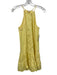 Rebecca Taylor Size 00 Yellow Cotton Blend Sleeveless High Neck Paneled Dress Yellow / 00