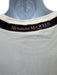 Alexander McQueen NWT Size S White & Black Cotton Blend Solid Crew Short Sleeve White & Black / S