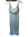 Stacees Size 4 Light Blue Satin Square Neck High Waist Gown Light Blue / 4