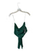 Young Fab & Broke Size S Forest Green Cotton Strapless Back Tie Top Forest Green / S