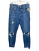 Agolde Size 27 Medium Wash Cotton Denim Ripped Mid Rise Button Fly Jeans Medium Wash / 27