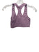 Set Active Size M Purple Nylon Elastic Waist Ribbed Detail Sleeveless Pant Set Purple / M