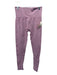 Set Active Size M Purple Nylon Elastic Waist Ribbed Detail Sleeveless Pant Set Purple / M
