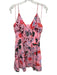 C/Meo Collective Size L Pink, Orange, White Polyester floral print Ruffle Dress Pink, Orange, White / L