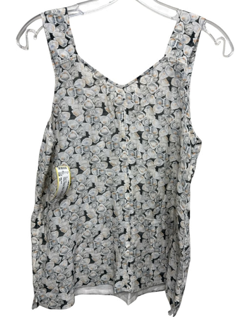Billy Reid Size XS White, yellow & gray Cotton & Silk Tank Circles Skirt Set White, yellow & gray / XS
