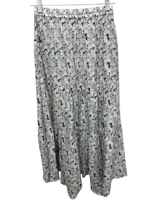 Billy Reid Size XS White, yellow & gray Cotton & Silk Tank Circles Skirt Set White, yellow & gray / XS