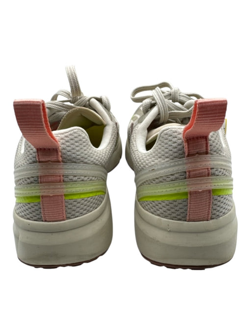 Veja Shoe Size 9 Cream, Green & Orange Synthetic Knit Round Toe Lace Up Sneakers Cream, Green & Orange / 9