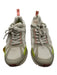 Veja Shoe Size 9 Cream, Green & Orange Synthetic Knit Round Toe Lace Up Sneakers Cream, Green & Orange / 9