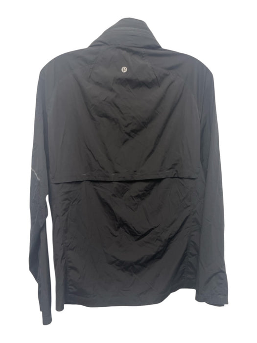 Lululemon Size Est S Black Synthetic Solid Zip UP Rain jacket Men's Jacket Black / Est S