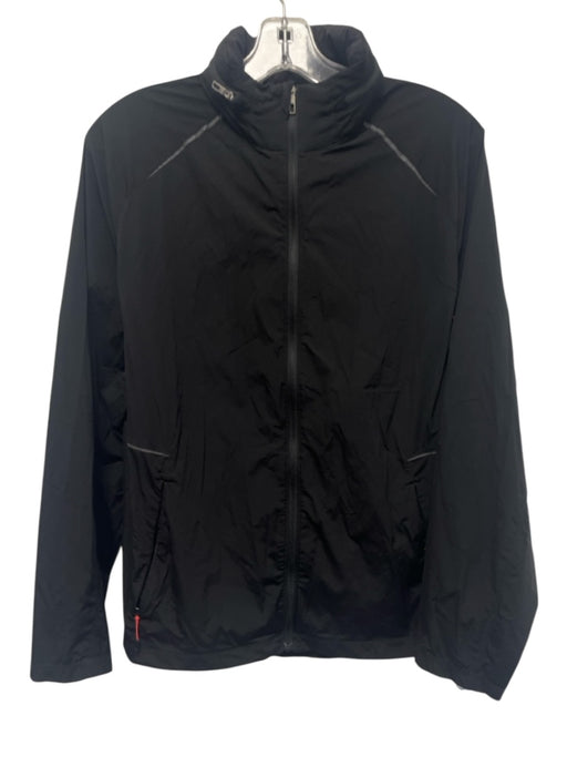 Lululemon Size Est S Black Synthetic Solid Zip UP Rain jacket Men's Jacket Black / Est S
