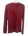 Tracksmith Size Est S Red Synthetic Heathered Athletic T Shirt Long Sleeve Shirt Red / Est S