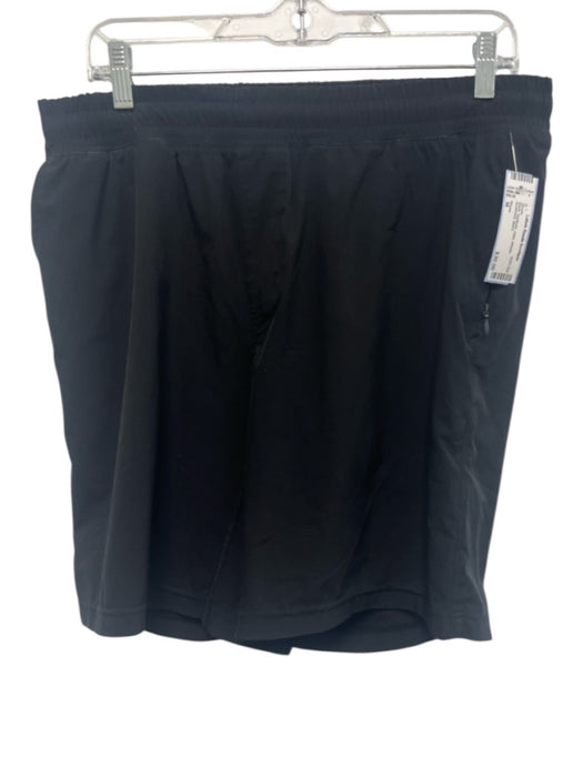 Rhone Size M Black Synthetic Solid Athletic Men's Shorts Black / M