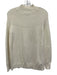 By Anthropologie Size XS Cream White Viscose Blend Ribbed Knit High Neck Sweater Cream White / XS