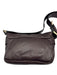 ALLSAINTS Dark Maroon Lamb leather Zip Close Puffy Adjustable Strap Shoulder Bag Dark Maroon
