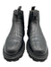 ALLSAINTS Shoe Size 39 Black Leather Upper Lug Sole Elastic Sides Ankle Boots Black / 39
