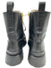 ALLSAINTS Shoe Size 39 Black Leather Upper Buckle Detail Lace Up Lug Sole Boots Black / 39