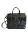 Rag & Bone Black Leather Top Handle Pockets Zip Close Crossbody Strap Bag Black / Large